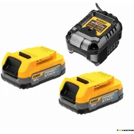 DeWalt DCB 1102 E2 Akku Starter Set 18 V 2 Stück