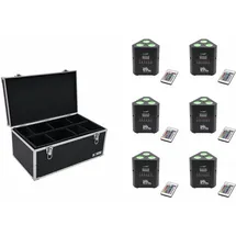 Eurolite Set 6x AKKU TL-3 TCL Trusslight QuickDMX + Case TDV-1