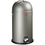 Wesco Mülleimer Kickmaster 33 Liter - Neusilber