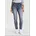 5-Pocket-Jeans ariaMS Damen Gr 33 Länge 30 dkbl used Denim/Jeans Obermaterial 55 Baumwolle 44 Polyester 1 Elasthan slim fit lang Jeans 5-Pocket-Jeans normale Leibhöhe Röhrenjeans mit Used-Waschung 5-Pocket-Style