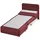 Sofa.de Schlafsessel Etta Stoff 88 x 88 x 96 cm Rot mit Schlaffunktion