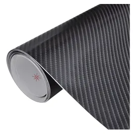 vidaXL Autofolien 2 Stk. 4D Schwarz 100x150 cm
