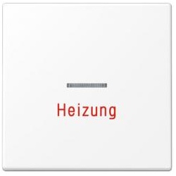 Jung Wippe mit " Heizung"  (schneeweiß matt)