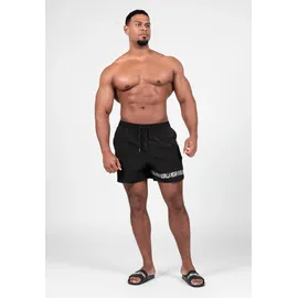 Gorilla Wear Badeshorts Schwarz L