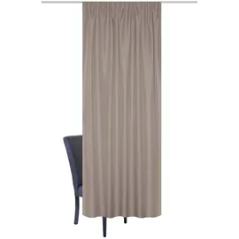 Schmidt Fertiggardine Eskimo 135 x 225 cm Polyester Grau Taupe