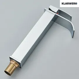 klarwerk ROSA Wasserfallarmatur Chrom