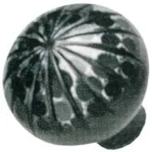 HS Rowe Drehbarer Türknopf Nr. 3161 Ei 10 mm schwarz