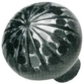 HS Rowe Drehbarer Türknopf Nr. 3161 Ei 10 mm schwarz