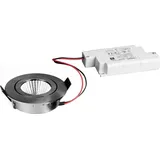 Brumberg 39363153 LED-Einbaustrahler 6W rund nickel matt