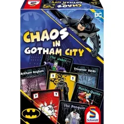 SCHMIDT SPIELE 49429 FAMILIENSPIELE KLEIN & FEIN Batman, Chaos in Gotham City