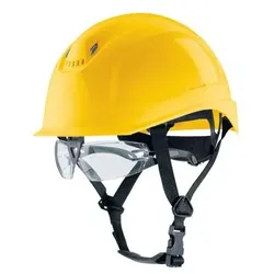 Schutzhelm pheos S-KR 9772160 gelb mit Lüftungen - gelb