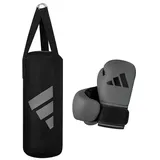 adidas Box Set ""Youth Boxing Kit 03"", Grau-Schwarz