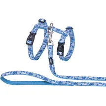 Nobby Katzengarnitur XL Camouflage hellblau