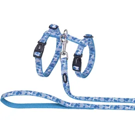 Nobby Katzengarnitur XL Camouflage hellblau