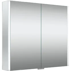 Spiegelschrank WELLTIME "Ahus", transparent (gespiegelt), B:80cm H:70cm T:13cm, Schränke, Mit Soft-Close-Funktion, inklusive Beleuchtung, Breite 80 cm, FSC