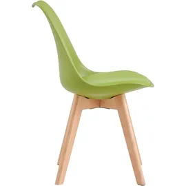 mcc direct Esszimmerstuhl Eva Kunstleder grün 2er Set