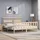 vidaXL Massivholzbett 180 x 200 cm Braun