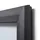 Showdown Showdown® Displays Schaukasten Premium grau 15x DIN A4 124,5 x 4,7 x 106,7 cm, 1 St.