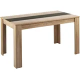 byLIVING Esstisch NORI Breite 120 cm Artisan Eiche (Eiche-Optik)/schwarz