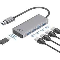 ACT USB-A-Hub 3.0, 4 Anschlüsse USB-A AC6121