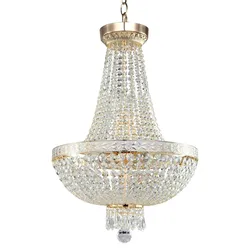 Kronleuchter Bella Goldfarben max. 60 Watt