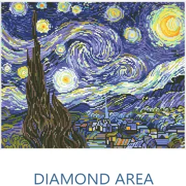 Diamond Dotz Diamond Painting Starry Night (Van Gogh)