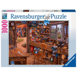 Ravensburger Puzzle Opas Schuppen. Puzzle 1000 Teile, Puzzleteile