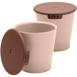 BIBS Cup Set Tasse mit Deckel Blush 2 St.
