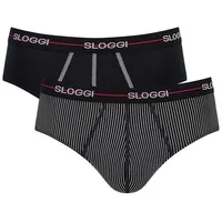 SLOGGI Slip Start Midi in RED - DARK COMBINATION