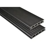 Mr. GARDENER Terrassendielen-Set, WPC, 1 Stück inkl. Unterkonstruktion - grau