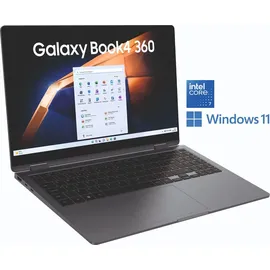 Samsung Galaxy Book4 360 15,6" 16 GB RAM 512 GB SSD Core 7 Gray