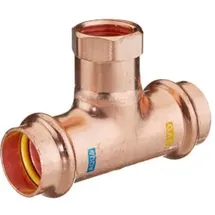 HSE AQUAGAS Pressfitting T-Stück 15 mm x 1/2" IG x 15 mm