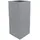 Jelenia Plast Ziegel-Säulentopf 26 x 26 x 60 cm Grau
