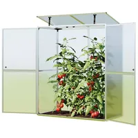 Gfp Gewächshaus Tomatenhaus Emma 147 x 73 cm 8 mm wärmedämmende Polycarbonatplatten -