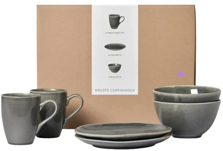 Broste Copenhagen Nordic Rain Frühstücksset für zwei