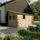 TIMBELA Anbau-Gartenhaus 4,93 x 2,03 m Beige