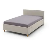 Meise Möbel meise.möbel Polsterbett Fun Stoff Beige 140 x 200 cm