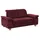 Home Affaire 2-Sitzer HOME AFFAIRE "Dalia", rot (bordeaux), B:173cm T:96cm, Luxus-Microfaser Florence (100% Polyester);Luxus-Microfaser weich (90% Polyester, 10% Polyamid);Webstoff (100% Polyester), Sofas, mit Federkernpolsterung, wahlweise auch mit
