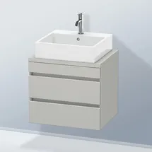 Duravit Waschtischunterschrank 2 Auszüge 60 x 51,2 x 47,8 cm Grau Matt