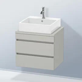 Duravit Waschtischunterschrank 2 Auszüge 60 x 51,2 x 47,8 cm Grau Matt