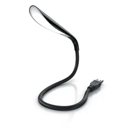 CSL LED Lampe flexibel mit Schwanenhals Leselampe mit USB Anschluss