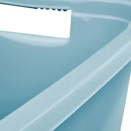 KEEEPER aenna 2x Wäschewanne Stabiler Kunststoff, 52 l, nordic Blue