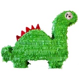 Amscan 9903140 - Pinata Dinosaurier, 46 x 39,7 x 10,5 cm, zum Befüllen mit Süßigkeiten und Konfetti, Kindergeburtstag