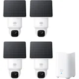 eufy eufyCam Solo E30, 2er-Pack Solar Überwachungskamera mit HomeBase S280,