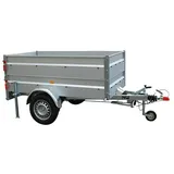 Stema Anhänger BASIC 1000  (Nutzlast: 789 kg, Einachser, 201 x 108 x 69 cm mit Bordwandaufsatz, Gebremst)