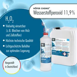 Höfer Chemie Wasserstoffperoxid 11,9% 6x 1 l