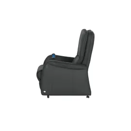 HIMOLLA Fernsehsessel 7568 Leder 77 x 110 x 93 cm Schwarz elektrisch