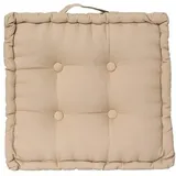 Bodenkissen 40 x 40 x 8 cm Leinen
