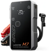 luckfire Kompressor Starthilfe Powerbank 12V