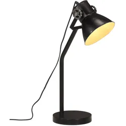 Schreibtischlampe 25 W Schwarz 17x17x60 cm E27